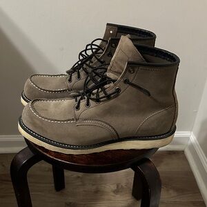 Red Wing Shoes Brown Mohair Boots